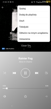 Ustawienia dźwięku | Odtwarzacz muzyki