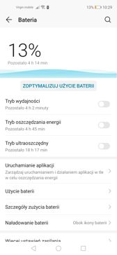 Wynik z PC Mark | Wynik z Geekbench | Czas pracy z włączonym ekranem