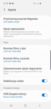 Interfejs aparatu