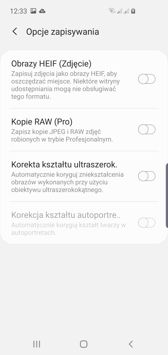 Interfejs aparatu