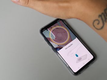 Hand ID - zapis skanu dłoni