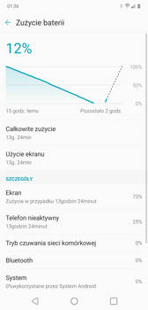 Czas pracy z włączonym ekranem i wynik z Geekbench