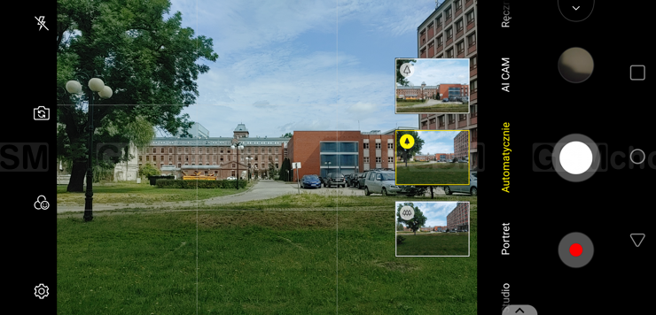 Podgląd zdjęcia z każdego aparatu