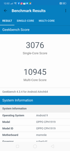 Wyniki benchmarków