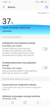 Panel baterii | Czas pracy z włączonym ekranem | Wynik z Geekbench
