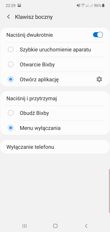 Gesty | Przycisk boczny | DeX | Ekran krawędziowy
