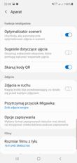 Interfejs aplikacji aparatu