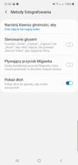 Interfejs aplikacji aparatu