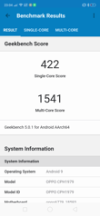 Wyniki benchmarków