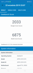 Wyniki benchmarków