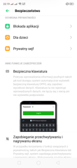 Ustawienia związane z bezpieczeństwem