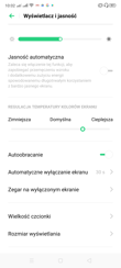 Ustawienia ekranu i personalizacja interfejsu