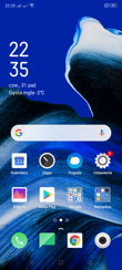 Elementy interfejsu i informacje o telefonie