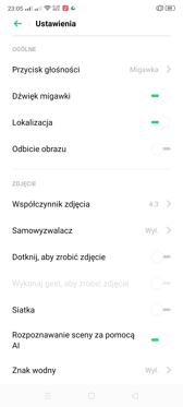 Interfejs i ustawienia aparatu