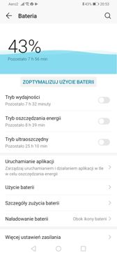 Czas pracy z włączonym ekranem | Benchmarki baterii
