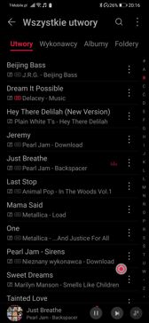 Aplikacja Muzyka | Ustawienia dźwięku Aplikacja Muzyka | Ustawienia dźwięku