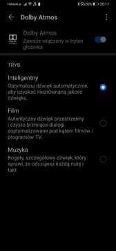 Aplikacja Muzyka | Ustawienia dźwięku Aplikacja Muzyka | Ustawienia dźwięku