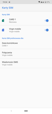 Obsługa dwóch kart SIM | Połączenia głosowe