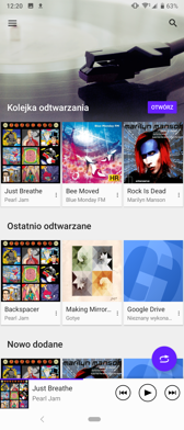 Aplikacja muzyka | Ustawienia dźwięku | Wibracje | Dolby Audio