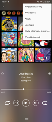 Aplikacja muzyka | Ustawienia dźwięku | Wibracje | Dolby Audio