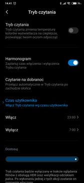 Główny interfejs telefonu