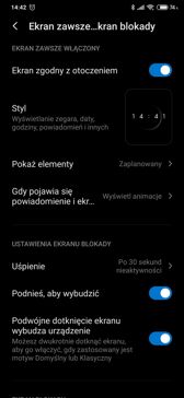 Główny interfejs telefonu