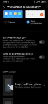Główny interfejs telefonu