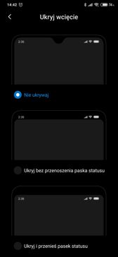 Główny interfejs telefonu