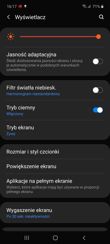 Menu ustawień