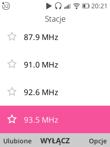 Odtwarzacz muzyki i Radio FM