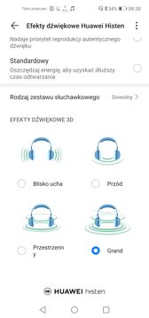 Odtwarzacz muzyki | Ustawienia dźwięku | Huawei Histen