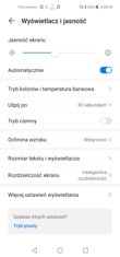 Wybrane funkcje interfejsu