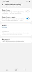 Odtwarzanie muzyki i Dolby Atmos
