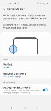Ustawienia przycisków fizycznych