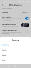 Ustawienia dźwięku | Odtwarzacz muzyki Ustawienia dźwięku | Odtwarzacz muzyki
