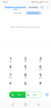 Obsługa dwóch kart SIM | Połączenia głosowe