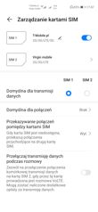 Ustawienia sieci i kart SIM | Połączenia głosowe