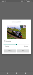 Elementy personalizacji | Motyw ciemny | Gesty