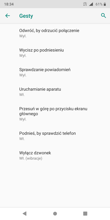 Menu | Ustawienia ekranu | Wybrane funkcje 