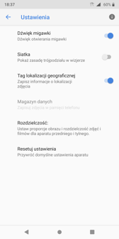 Aplikacja aparatu