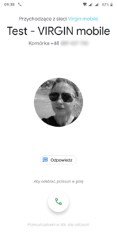 Obsługa dwóch kart SIM | Połączenia głosowe