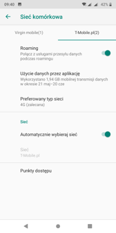 Obsługa dwóch kart SIM | Połączenia głosowe