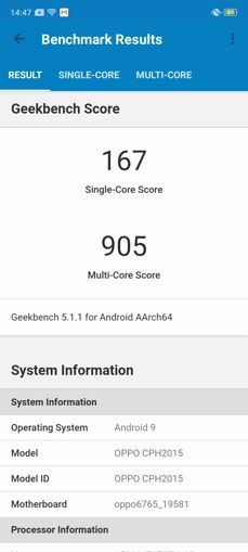 Wyniki benchmarków