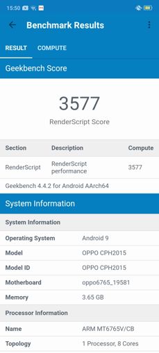 Wyniki benchmarków