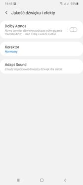 Ustawienia dźwięku Ustawienia dźwięku