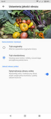 Wybrane funkcje interfejsu