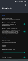 Boczny panel oraz dodatkowe opcje Moto