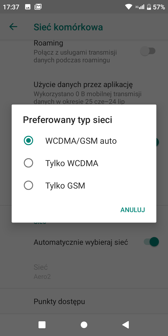 Ustawienia dwóch kart SIM | Połączenia głosowe