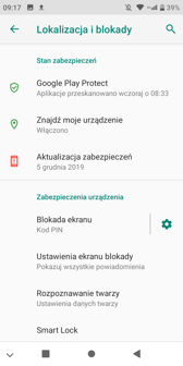 Wybrane funkcje interfejsu