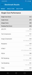 LG Velvet - wyniki GeekBench i 3DMark